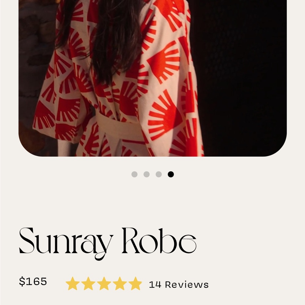 Wonder Valley Sunday Robe - Picture 3 of 9